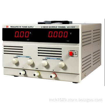 300W 100V 3A & 400W 100V 4A & 500W 100V 5A Variable Single Channel Switching DC Power Supply with CE & RoHS (MCH-K1003D & MCH-K1004D & MCH-K1005D)